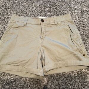 Boston Traders Women's Green Khaki Cargo Shorts